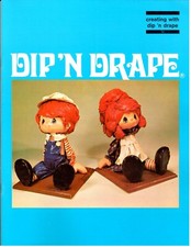 Creating with Dip 'N Drape Draping Fabric Mache Sculpture VTG Craft Book