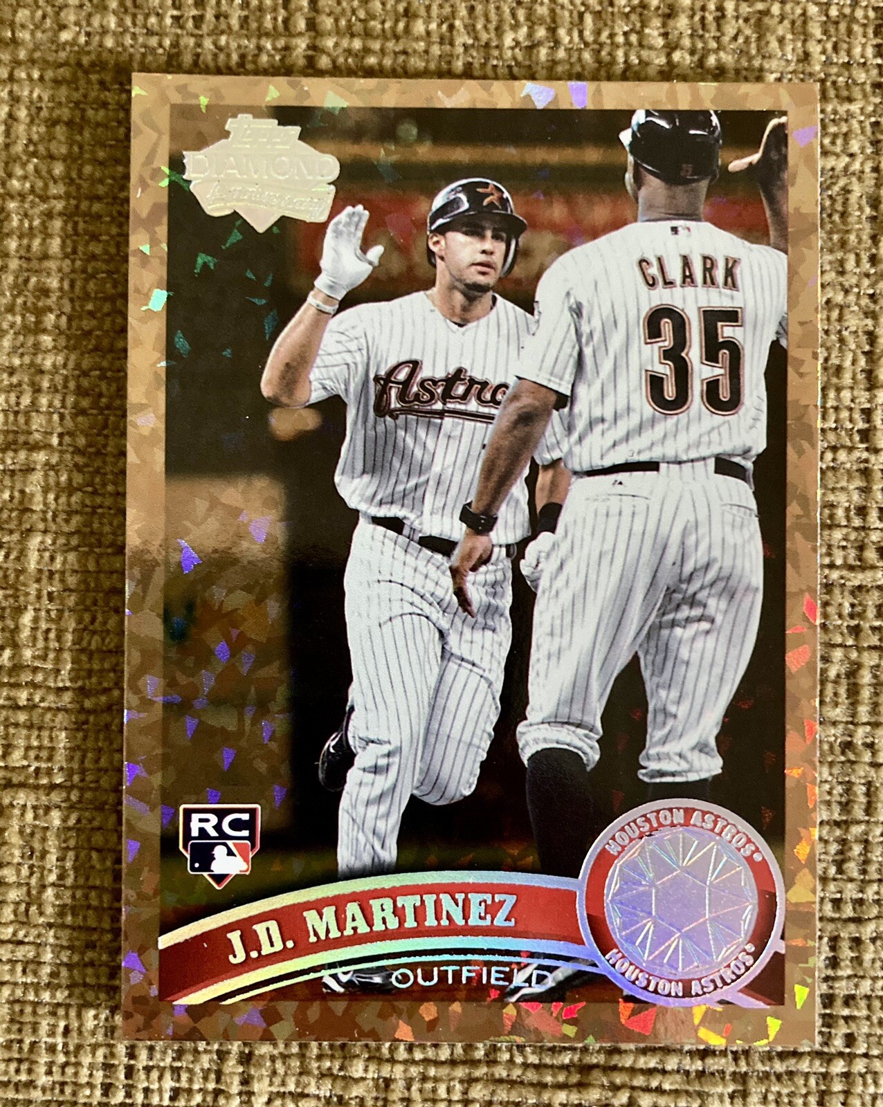 2011 Topps Update J.D. Martinez RC Cognac Diamond Anniversary #US186 Rookie