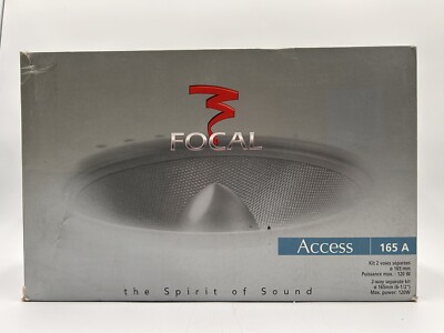 FOCAL Access 165A 6 1/2” Component Speakers Mids & Tweeters