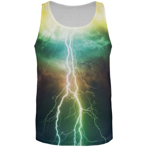 Lightning All Over Adult Tank Top - 第 1/1 張圖片