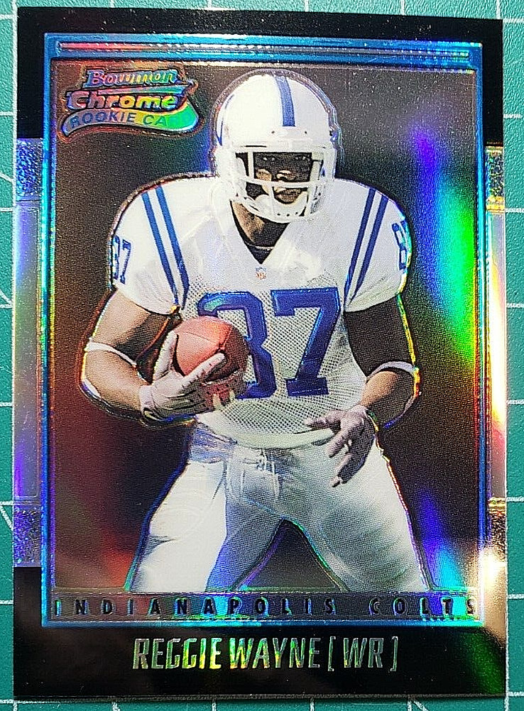 2001 Bowman Chrome  Refractor 1887/1999     #189 Reggie Wayne Rookie Card