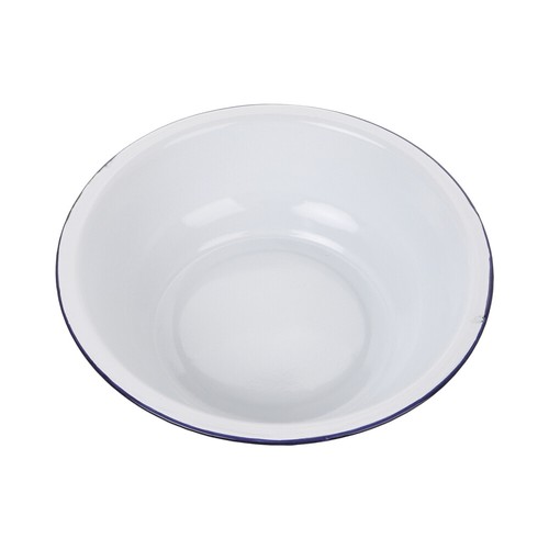 Enamel Basin Old Fashioned Bowls Rustic Kitchen Enamelware Cookware Sourdough - Picture 8 of 12