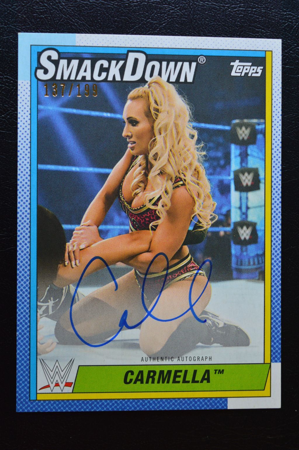 2021 Topps Heritage WWE   Autographs Carmella /199