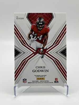 Chris Godwin 2022 Panini Limited Ink Auto #'ed 1/1 🔥🔥 #LI Chris Godwin 2022 Panini Limited Ink Auto #'ed 1/1 🔥🔥 #LI