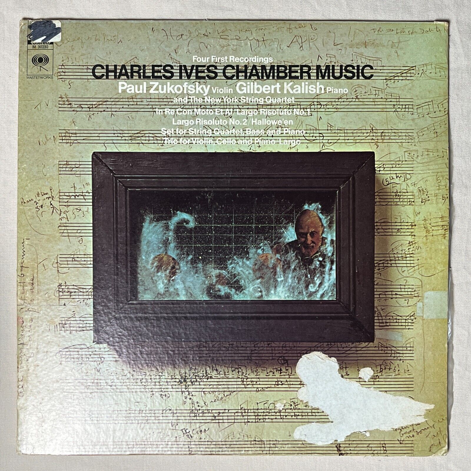 CHARLES IVES Chamber Music 1970 Vinyl LP Columbia M 30230 - VG