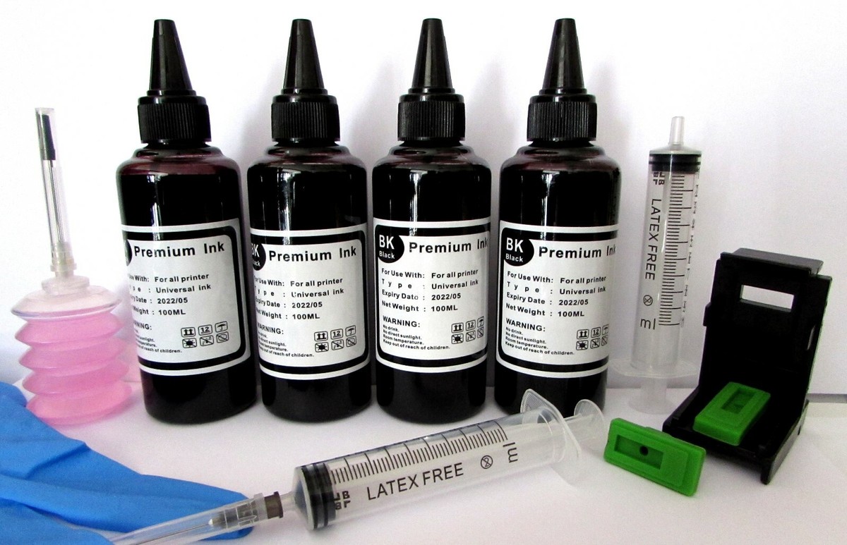 Ricarica Stampante Hp OfficeJet 3835 Nero E Colore 400ml - Foto 12