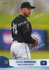 2023 Omaha Storm Chasers Drew Parrish RC Rookie Royals Minor League
