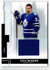 2014-15 UPPER DECK PREMIER ROOKIES JERSEYS SILVER SPECTRUM GREG MCKEGG JERSEY 1