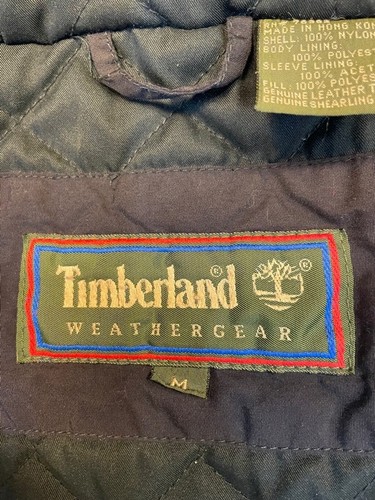 Vintage Timberland Weathergear Womens Parka Fall Jacket Oversized Hooded M - Picture 6 of 11