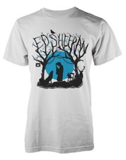 Image of Officially licensed Ed Sheeran Woodland Gig Mens White T Shirt Classic Tee