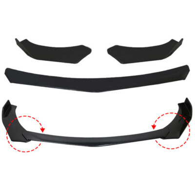 For Nissan Altima 2008-2024 Gloss Black Front Bumper Lip Spoiler