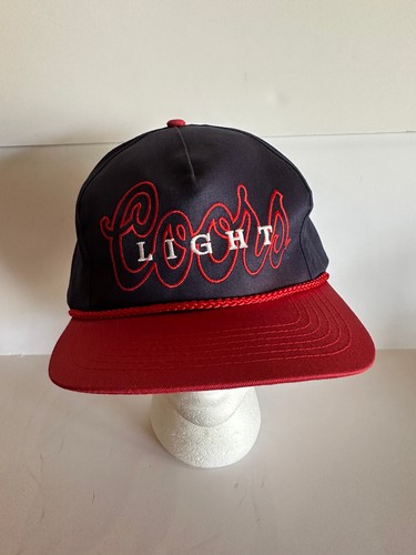 Vintage Coors Light Mesh Snapback Trucker Hat Cap - Bild 1 von 7