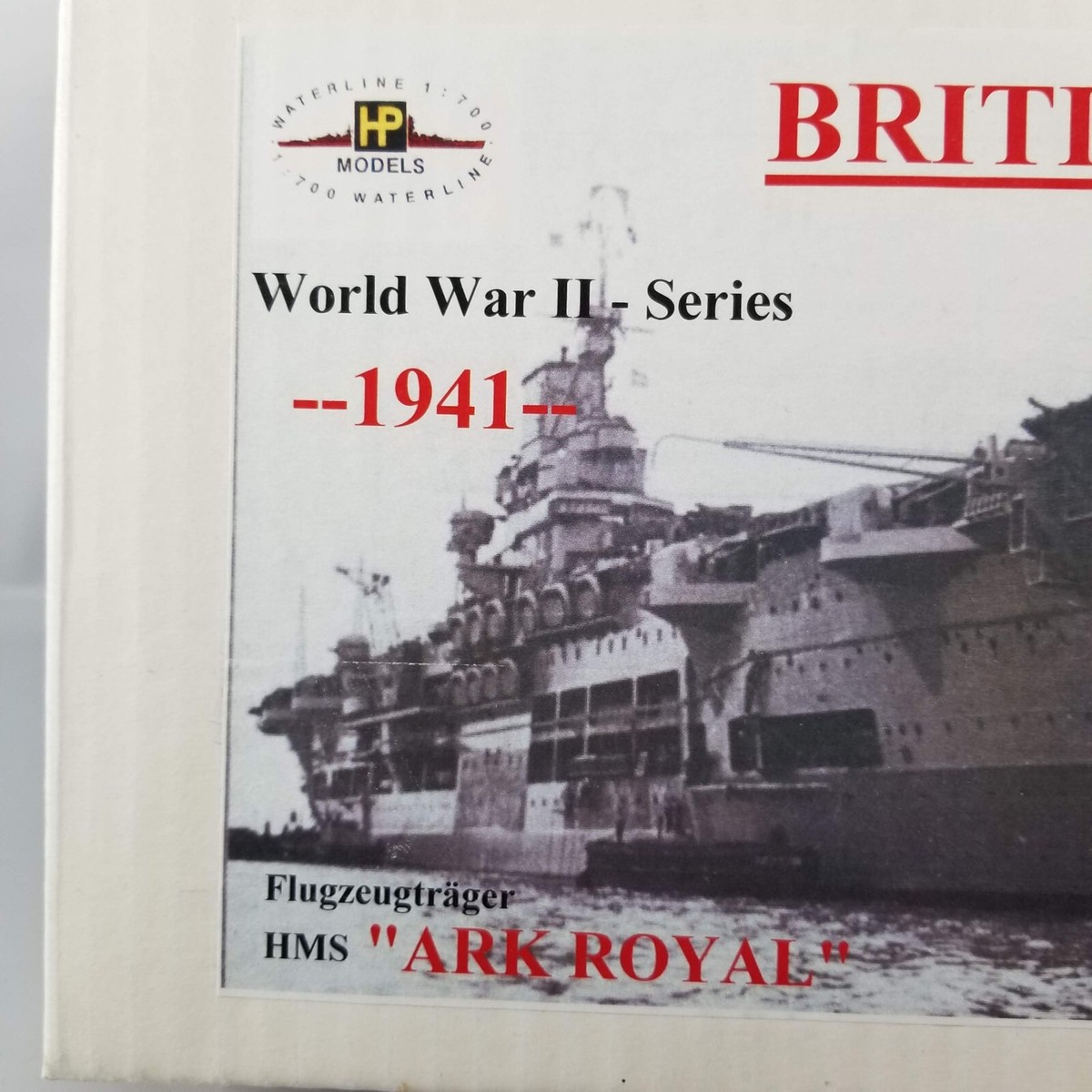 HP Models Royal Navy Ark Royal 1941 1:700 Waterline Resin Ship | eBay