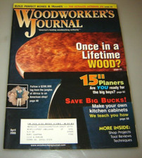 Woodworker's Journal Magazine April 2008