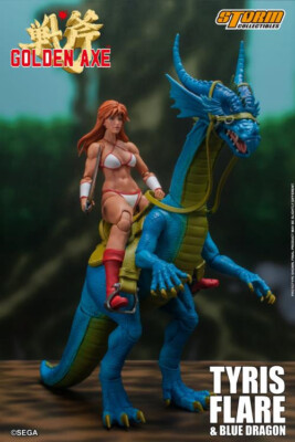 Golden Axe Tyris Flare Blue Dragon 1/12 action figure Storm Collectibles 