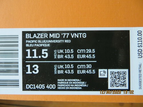 blazer 77 pacific blue