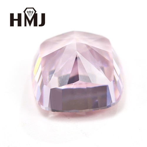 Cubic Zirconia Crushed Ice Cut AAAAA Cushion Square High Quality Carbon Diamond - Picture 19 of 30