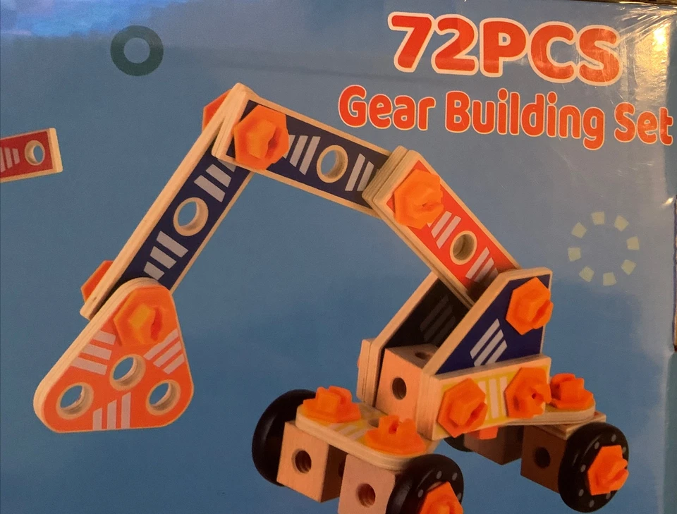 Gear Building Set Helicopter Learning Gemileo Building Set 72 Piece - Image 4 of 4