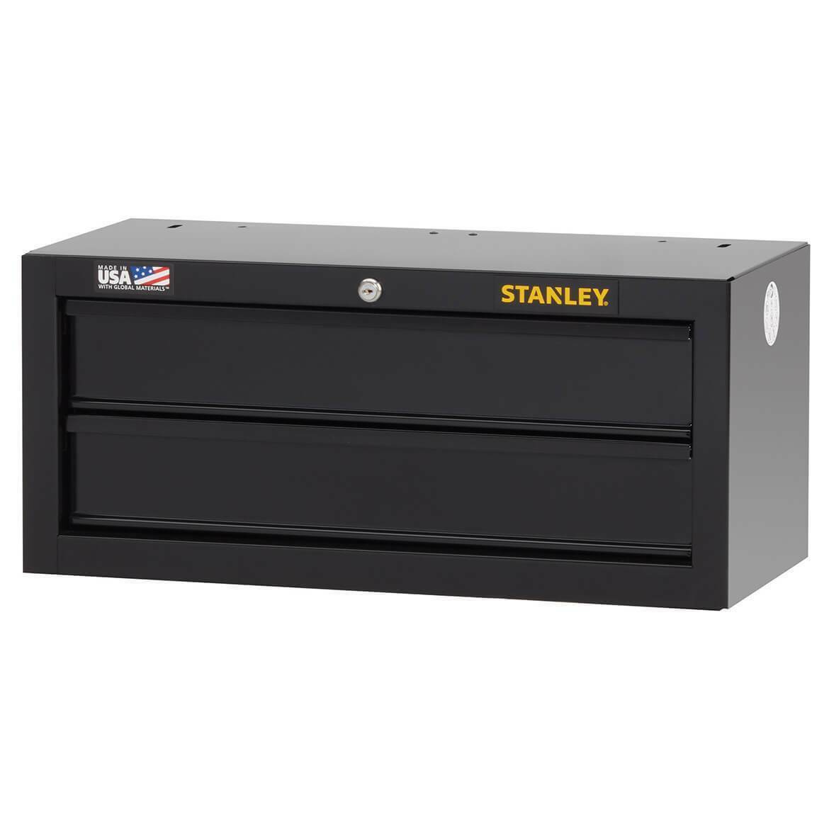Stanley STST22621BK 26Inch 1,830 cu/In. 2Drawer Black Middle Storage