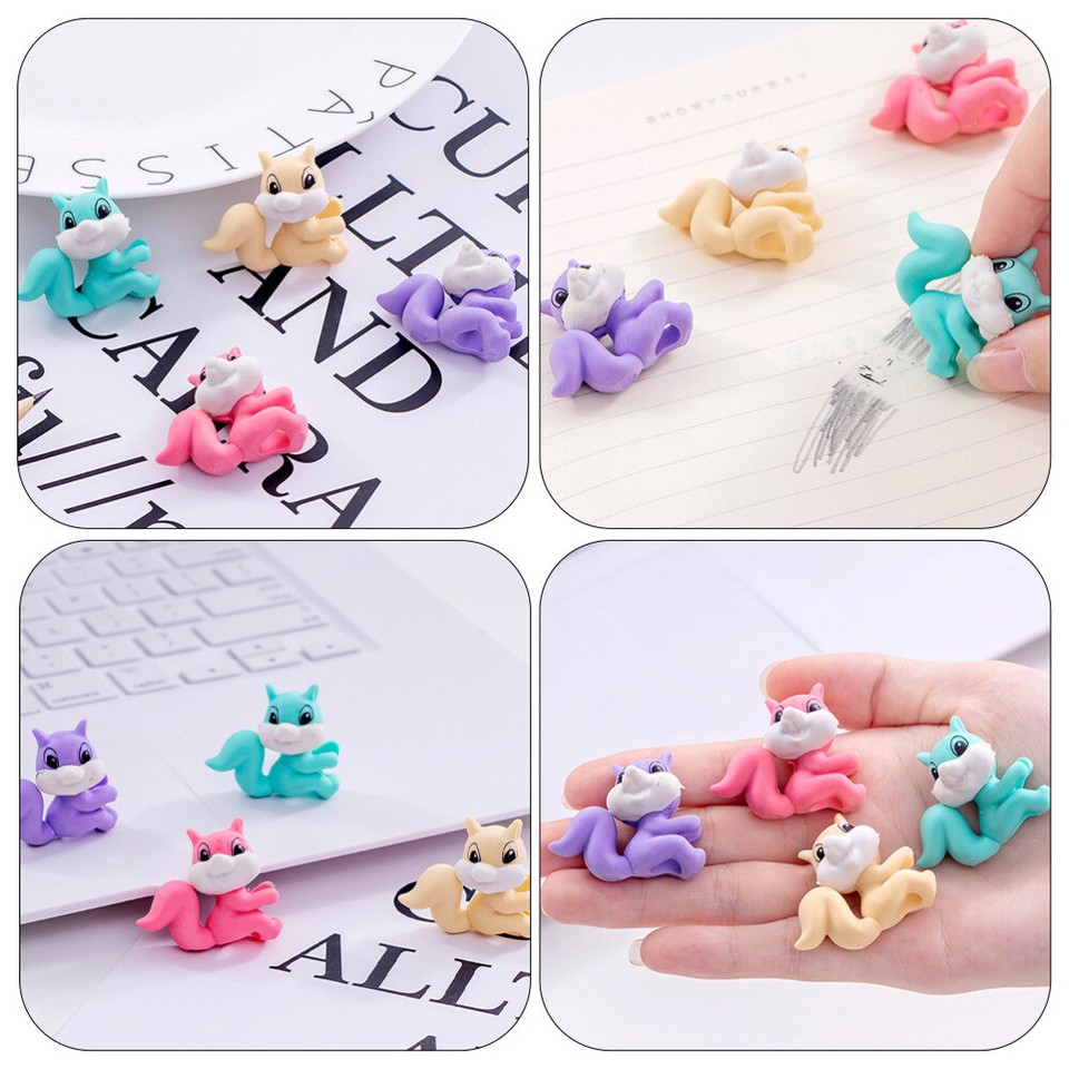 2 Pack Squirrel Rubbers Eraser Adorable Animals Erasers Unique eBay