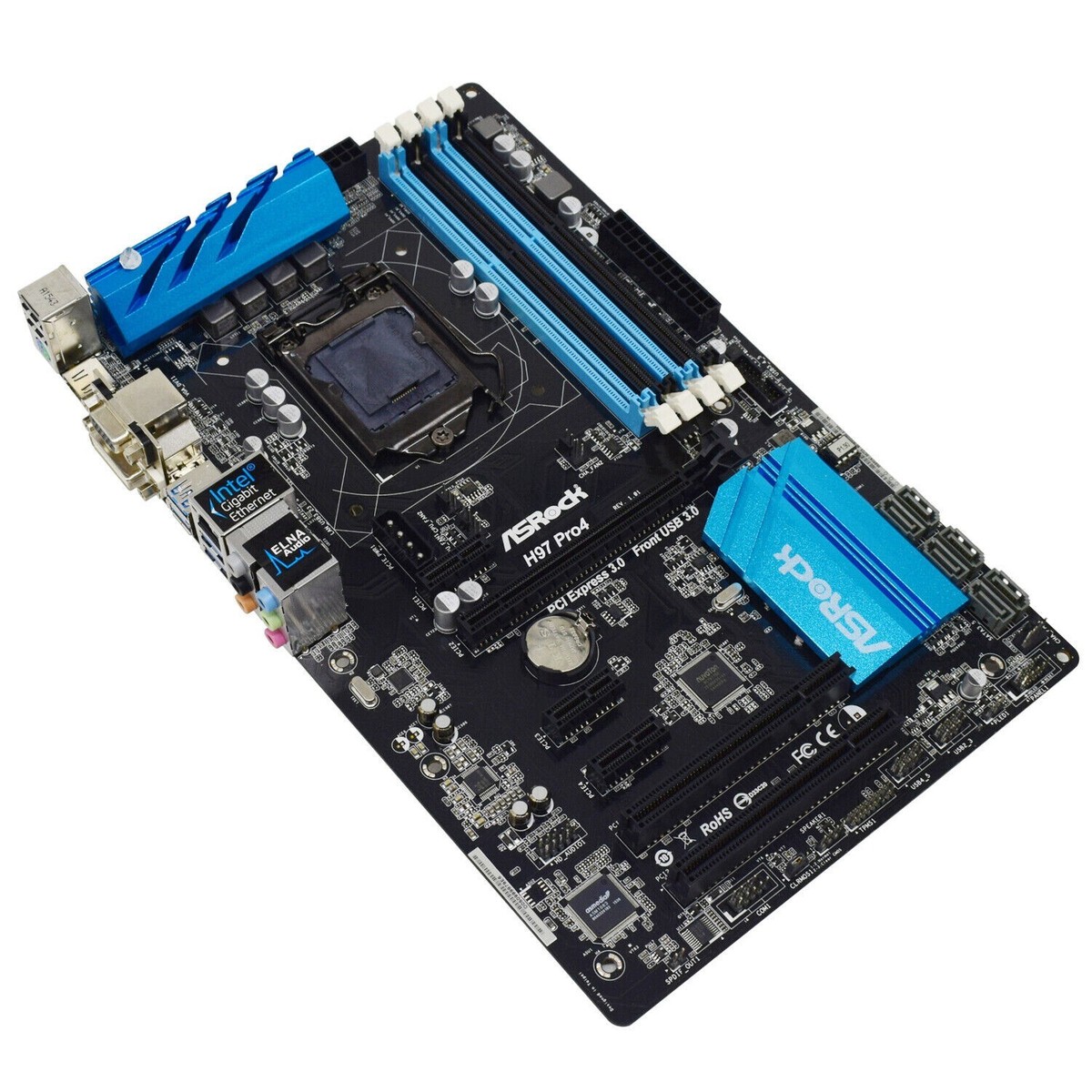 ASROCK H97 PRO4 Motherboard ATX Intel H97 LGA1150 DDR3 32GB SATA3