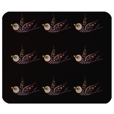 Day of the Dead Swallows Mouse Pad Mat Computer Desk Accessory Office Decor