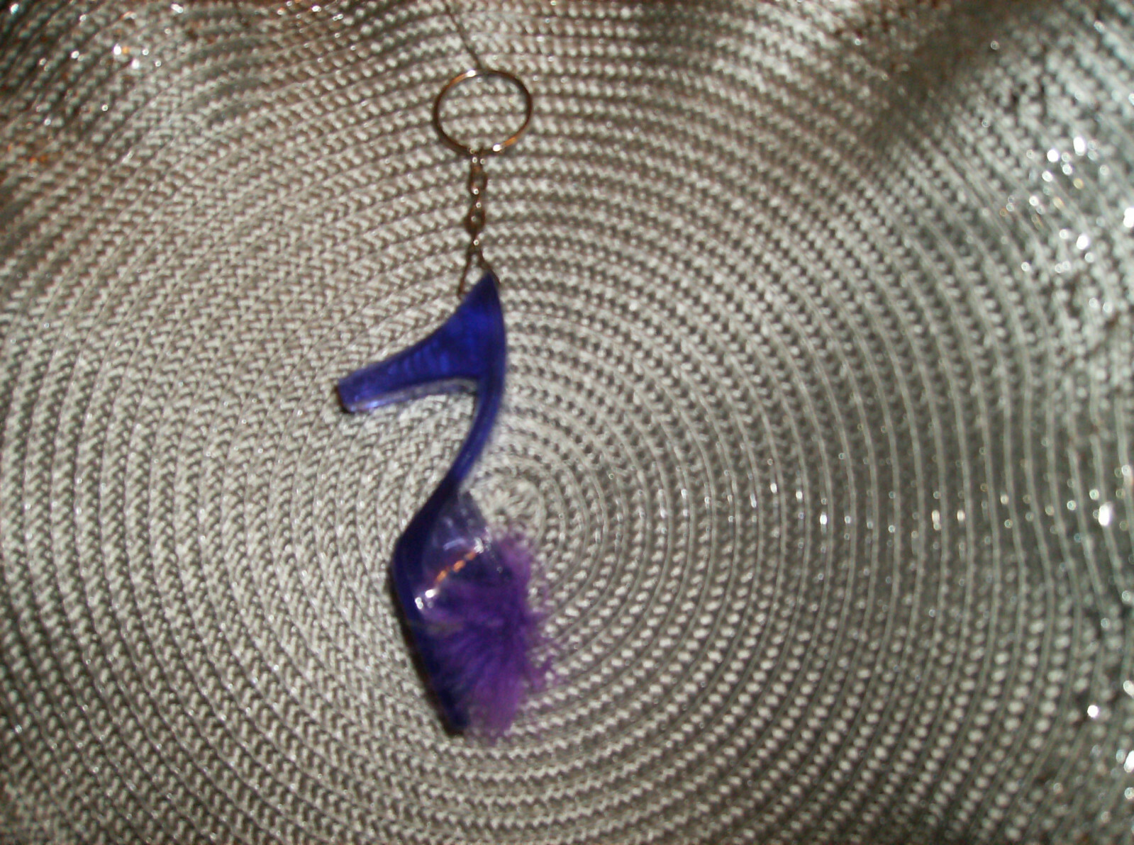 BLACK LEATHER BARRE COIN PURSE KEY RING 4" x 3" ZIP CLOSURE KEY CHAIN NEW IN PKG