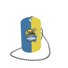 Dog Tag Flag Scheidegg Dog Tag Aluminium 30 x 50mm