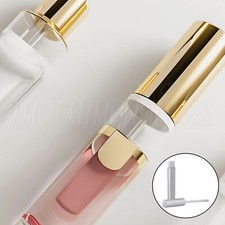 Empty Lip Gloss Tube Lip Balm Bottle Makeup Containers 3.5ml Set of 30 Silver