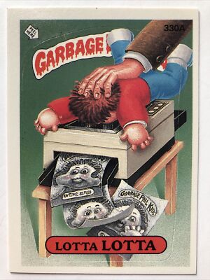 Garbage Pail Kids Topps Original Series 8 Lotta Lotta 330a