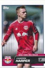 #37 CAMERON HARPER 2023 Topps MLS Soccer NEW YORK RED BULLS
