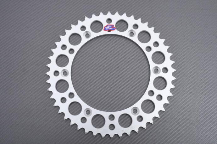 Couronne RENTHAL Ultra Light 51 dents pas 520 YAMAHA WR400F WRF 1998 argent