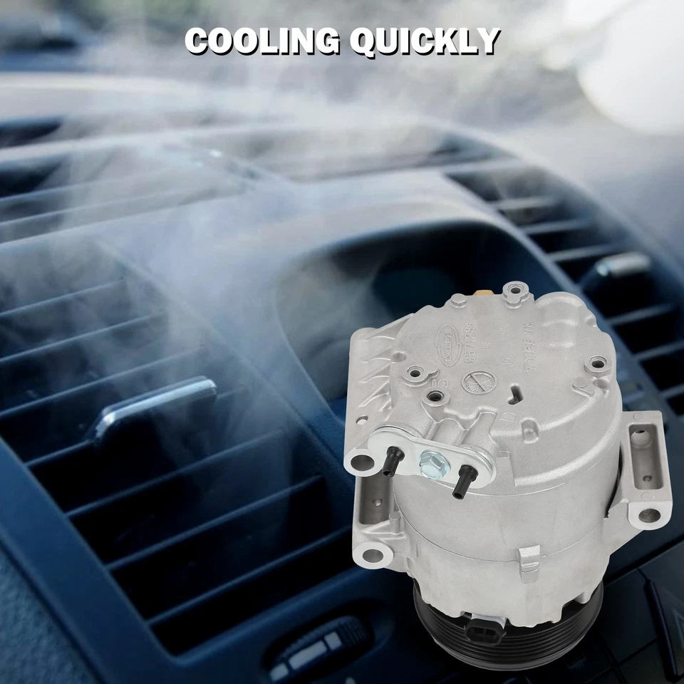 Para Chevrolet Malibu 2004-2006 2005-2006 Pontiac G6 3,5 L V6 aire acondicionado compresor Foto 4 de 4