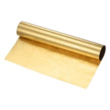 39x8x0.0008 Inch Brass Sheet Roll Metal Foil Plate for Crafts Electrical