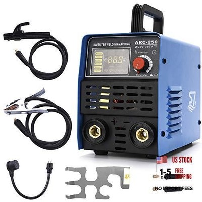 250A 110/220V Stick Welder ARC Welding Machine DC Inverter Welder Dual Voltage