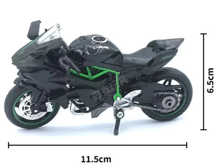 全新 KAWASAKI NINJA H2R 玩具 1: 12 摩托车 压铸模型 | * 免运费 * — 第 2/4 张图片