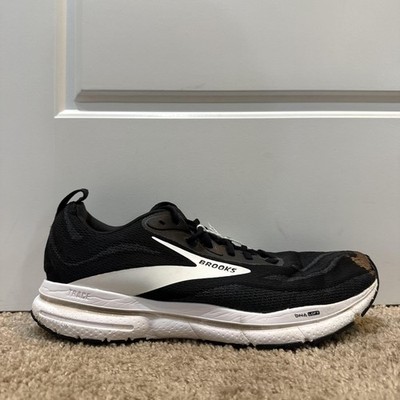 Brooks Trace 4 Shoes Mens Size 11.5 Black Road Running Sneakers 1104521D090