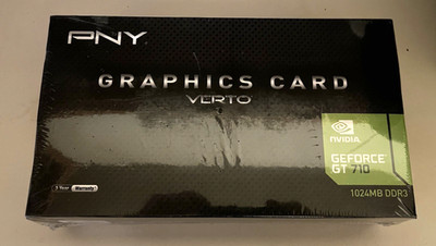 PNY NVIDIA GEFORCE PCIe GT 710 GRAPHICS CARD | VCGGT7101XPB | 1GB DDR3 | NEW