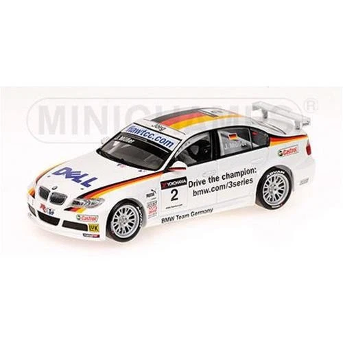 Modelo fundido 1:43 Minichamps Bmw 320Si Alemanha Brno Wtcc 2007 Pma 400072602 - Imagem 2 de 2