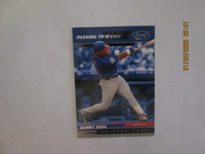 SAMMY SOSA CUBS 2005 LEAF PASSING THROUGH TIME BASEBALL CARD #PTT-255