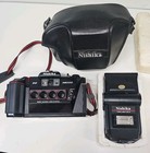 Nishika N8000 Black 3-D Stereo Camera with Quadra Lens System and Case and Flash — photo 1