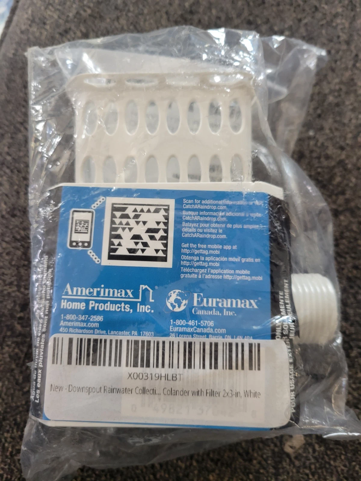 Amerimax Catch a Raindrop (For Rainwater Collection) for 2 x 3 downspouts
