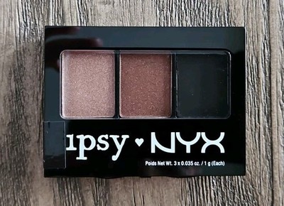 NEW ipsy x NYX 3 Color Eyeshadow Palette IPSYNYX01 Sealed