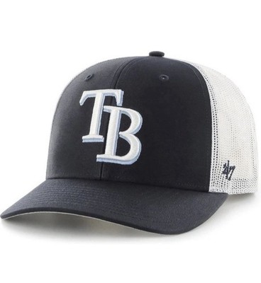  47 Brand Tampa Bay Rays Trucker Navy Adjustable Hat - Size: OSFA