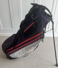 Titleist Hybrid 14 StaDry Golf Stand Bag Navy/ Red/Grey