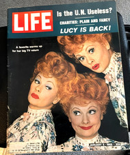 Vintage Life Magazine, Lucille Ball, January 5, 1962