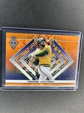 REGGIE JACKSON 2025 TOPPS TRANSCENDENT ICONS CHROME Orange REFRACTOR /25 Q6821