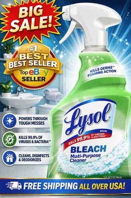 Lysol Multi-Purpose Cleaner Sanitizing and Disinfecting Spray with Bleach 32oz