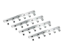 Key Hook Holder, Durable Steel, 131mm x 26mm, Chrome Plated, Made in Taiwan, ...