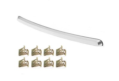 Front Hood Molding Chrome Compatible with GMC Sierra 1500 2007-2013/Sierra 2500